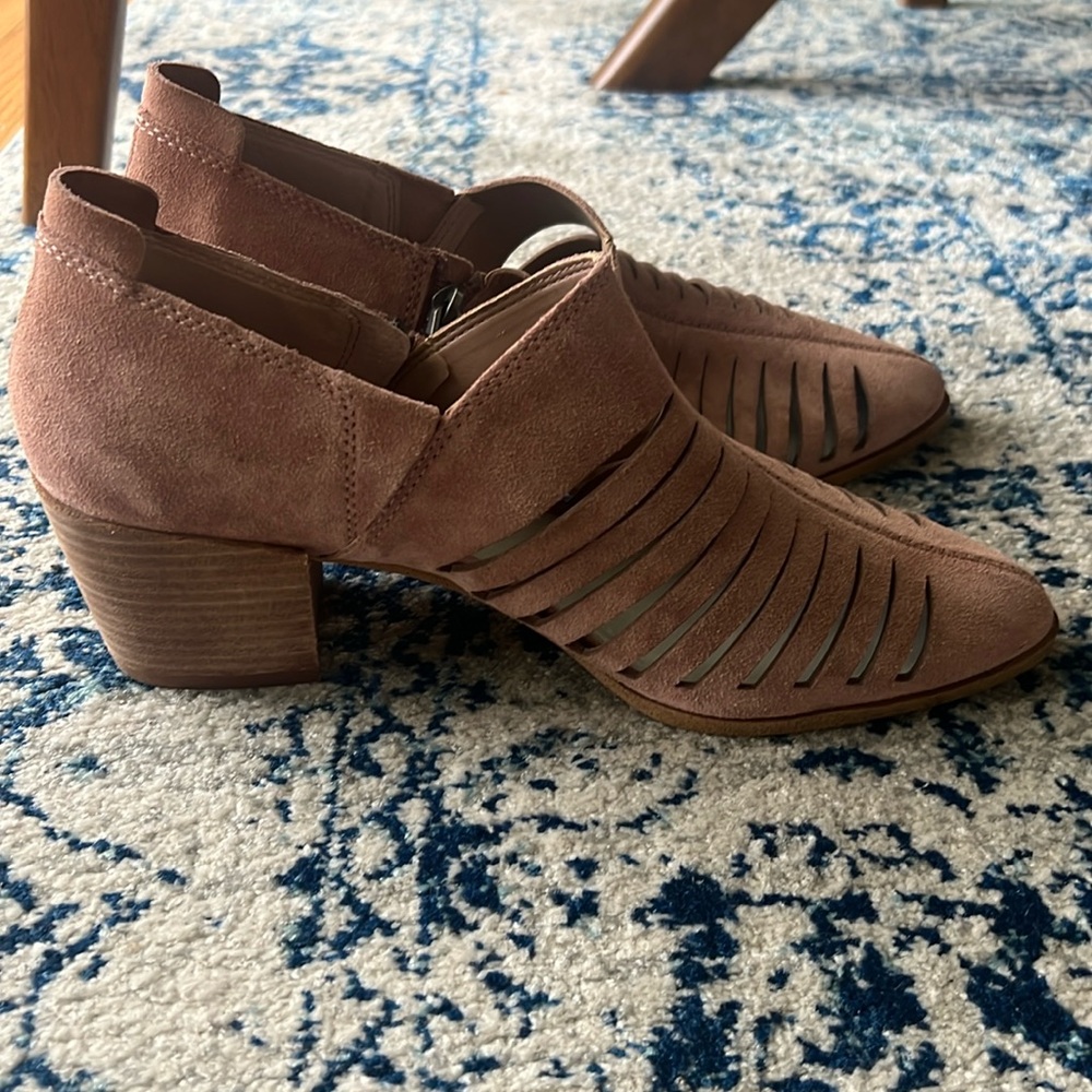 1. State Blush Ankle Booties - size 11 in pink
